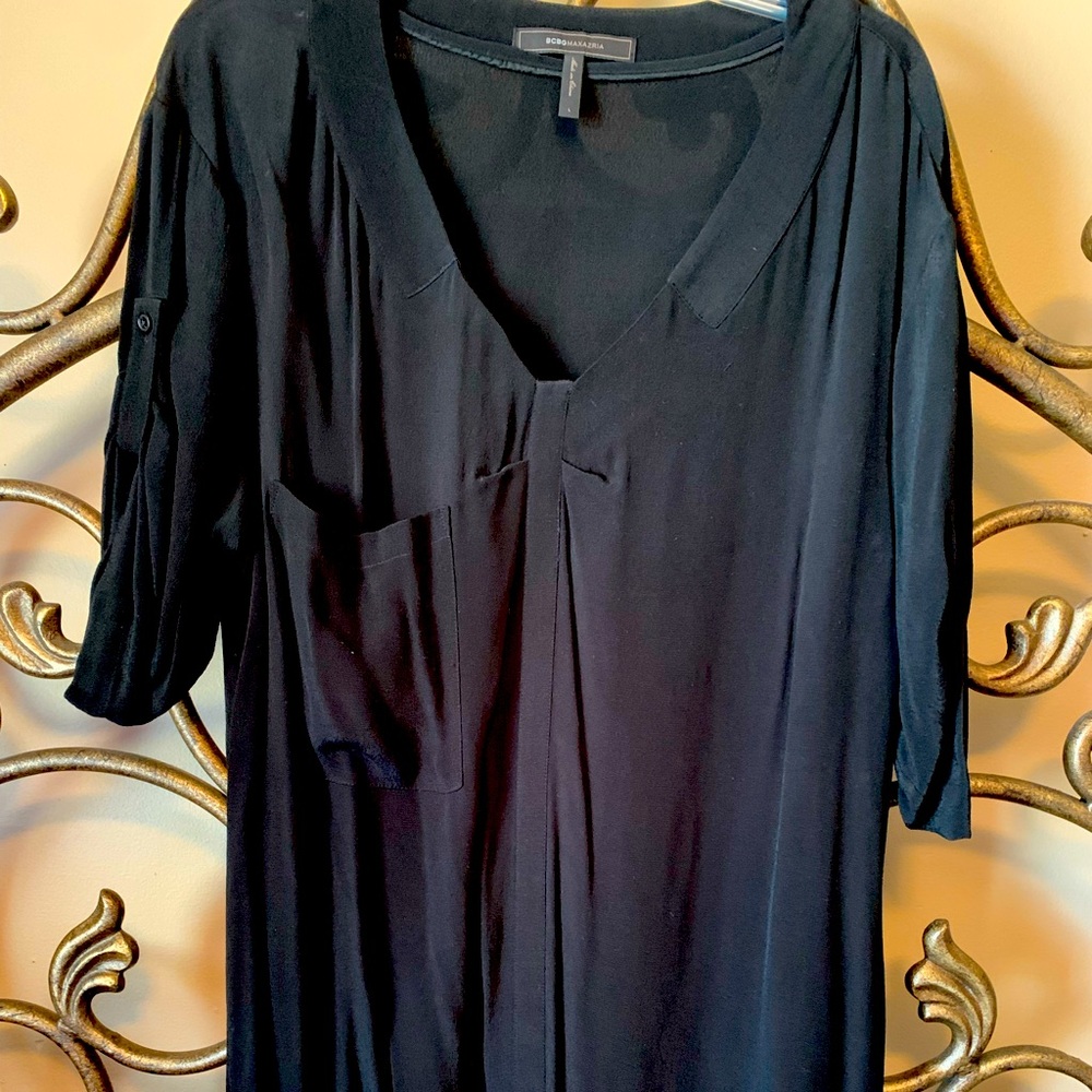BCBG L Black tunic/dress